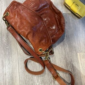 Fossil Leather Crossbody Bag - Women
